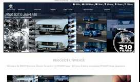 
							         Peugeot's Universe | Peugeot UK								  
							    