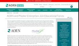 
							         Pfiedler Enterprises and AORN Join Educational Forces ...								  
							    