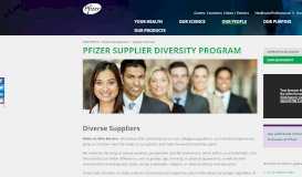 
							         Pfizer Supplier Diversity Program & Diversity Procurement Policy ...								  
							    