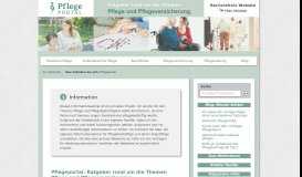 
							         Pflegeportal: Ratgeber rund um Pflege und Pflegeversicherung ...								  
							    
