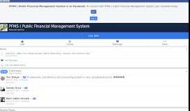 
							         PFMS ( Public Financial Management System - Home | Facebook								  
							    