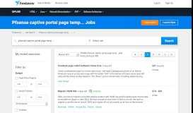 
							         Pfsense captive portal page template Jobs, Employment | Freelancer								  
							    