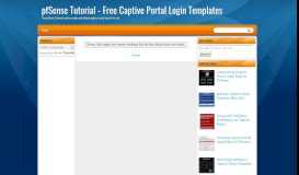 
							         pfSense Captive Portal Template Blue Dew | pfSense Tutorial - Free ...								  
							    
