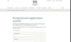 
							         PG Apply Welcome - University of Sussex								  
							    