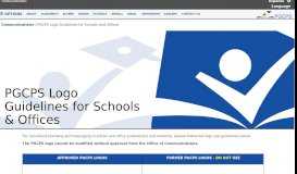 
							         PGCPS Logo Guidelines for Schools & Offices								  
							    
