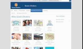 
							         Pàgines web relacionades amb el Govern d'Andorra								  
							    
