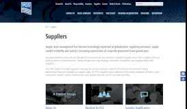 
							         PGS Supplier Portal | PGS								  
							    