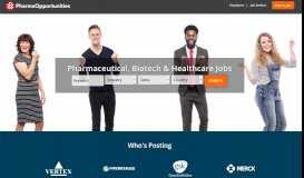 
							         Pharma Opportunities: Pharmaceutical Jobs - Biotechnology Jobs								  
							    