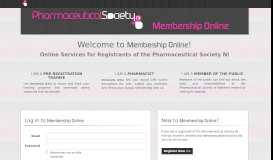 
							         Pharmaceutical Society NI - Membership Online								  
							    