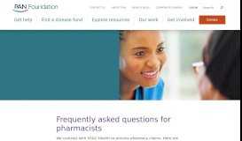 
							         Pharmacies - PAN Foundation								  
							    