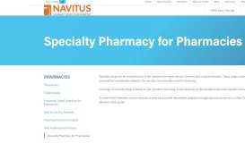 
							         Pharmacies - Specialty Pharmacy - Navitus								  
							    