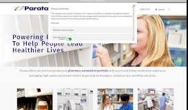 
							         Pharmacy Automation Solutions by Parata Systems								  
							    