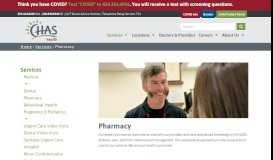 
							         Pharmacy | CHAS Health								  
							    