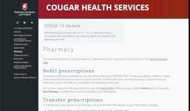 
							         Pharmacy | Cougar Health Services | Washington State University								  
							    