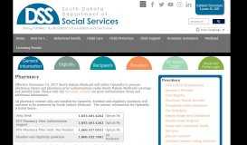 
							         Pharmacy - South Dakota Department of Social Services								  
							    