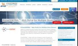 
							         Pharmacy web portal for multiple store owners - PrimeCENTRAL™								  
							    