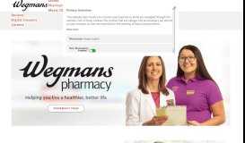 
							         Pharmacy - Wegmans								  
							    