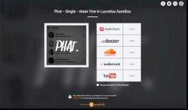 
							         Phat - Single - Aidan Fine & Lucretius Aureliius - smartURL								  
							    