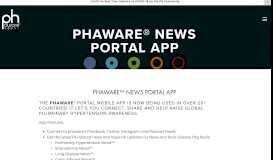 
							         phaware® News Portal App is a phaware's pulmonary hypertension ...								  
							    