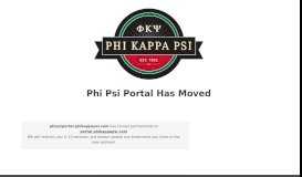 
							         Phi Psi Portal - Phi Kappa Psi								  
							    