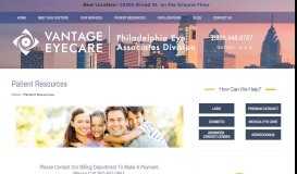 
							         Philadelphia Eye Associates | Patient Resources Philadelphia								  
							    