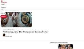 
							         PhilBoxing.com, The Philippines' Boxing Portal - Pinterest								  
							    