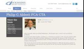 
							         Philip G Abbott FCA CTA | Dickinsons Chartered Accountants ...								  
							    
