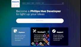 
							         Philips Hue Developer Program – Philips Hue Developer Program								  
							    