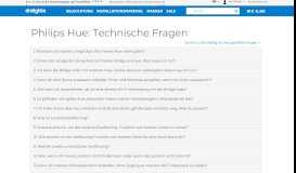 
							         Philips Hue - Technische Fragen | dmlights - Dmlights.de								  
							    