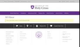 
							         Phillips Academy Parent Program - College of the Holy Cross								  
							    