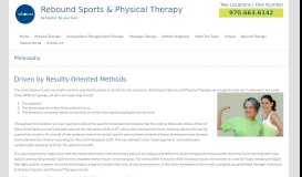 
							         Philosophy – Rebound Sports & Physical Therapy								  
							    