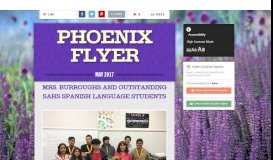 
							         Phoenix Flyer | Smore Newsletters for Education								  
							    