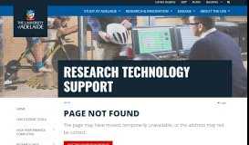 
							         Phoenix HPC | Research Technology Support - University of Adelaide								  
							    