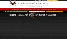 
							         Phoenix Military Academy								  
							    
