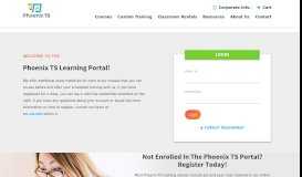 
							         Phoenix TS Learning Portal!								  
							    