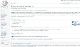 
							         Phoenix (web framework) - Wikipedia								  
							    