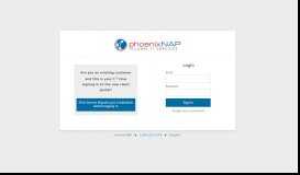 
							         phoenixNAP Client Portal								  
							    