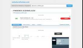 
							         phoenix.scdhhs.gov at WI. CLTC Phoenix Web Mode - Website Informer								  
							    