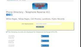 
							         Phone Directory - Telephone Exchange 575-276 Telephone ...								  
							    