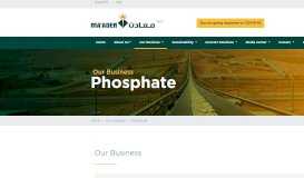 
							         Phosphate - Maaden | Saudi Arabian Mining Company								  
							    