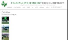 
							         Photo Album - Pearsall Independent School District								  
							    