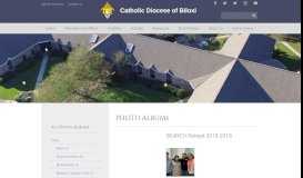 
							         Photo Albums - Diocese of Biloxi								  
							    