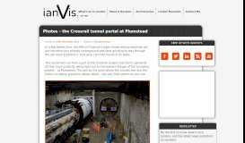 
							         Photos – the Crossrail tunnel portal at Plumstead – IanVisits								  
							    