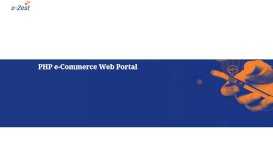 
							         PHP E-commerce Web Portal - e-Zest								  
							    