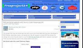 
							         PHP Job Portal web Site with Source Code | Freeproject24								  
							    