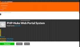 
							         PHP-Nuke Web Portal System download | SourceForge.net								  
							    