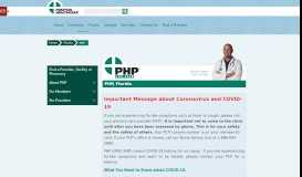 
							         PHP - Positive Healthcare								  
							    