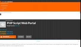 
							         PHP Script Web Portal download | SourceForge.net								  
							    