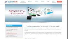 
							         PHP Web Portal development - Custom Soft								  
							    