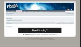 
							         phpBB • How does one go about installing? - Board3 Portal								  
							    
